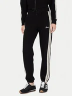 Spodnie sportowe damskie - Guess Spodnie dresowe V5BB17 KCX52 Czarny Regular Fit - miniaturka - grafika 1