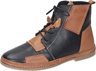 Botki damskie - Manitu Damskie botki, brązowy - 34 EU - miniaturka - grafika 1