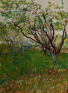 Plakat, The Flowering Orchard, Vincent van Gogh, 20x30 cm - Plakaty - miniaturka - grafika 1