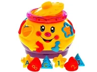 Sortery dla dzieci - Garnuszek Klocuszek sorter klocki ZA0194 - miniaturka - grafika 1