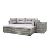 Meble ogrodowe - Zestaw Montana szary - miniaturka - grafika 1