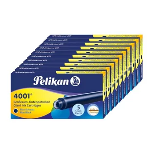 Pelikan Naboje długie 5 szt. niebiesko-czarne - Naboje i atramenty - miniaturka - grafika 1