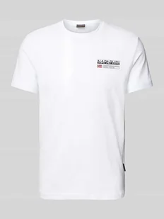 T-shirt z nadrukiem z logo model ‘KASBA’ - Koszulki męskie - miniaturka - grafika 1