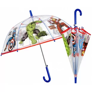 Parasolka dziecięca głęboka przezroczysta automatyczna Perletti Marvel AVENGERS - Parasole - miniaturka - grafika 1