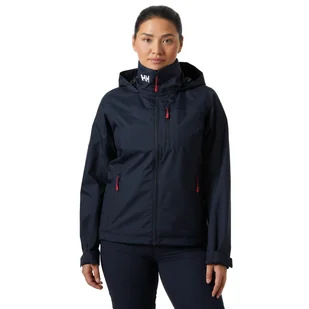 Damska kurtka żeglarska Helly Hansen Crew Hooded Jacket 2.0 navy - M - Kurtki damskie - miniaturka - grafika 1