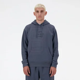 Bluza New Balance z kapturem Graphic Hoodie M MT41517GT S - Bluzy męskie - miniaturka - grafika 1