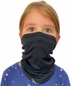 Czapki dla dzieci - NANO szalik wielofunkcyjny - dziecięcy .czarny - miniaturka - grafika 1