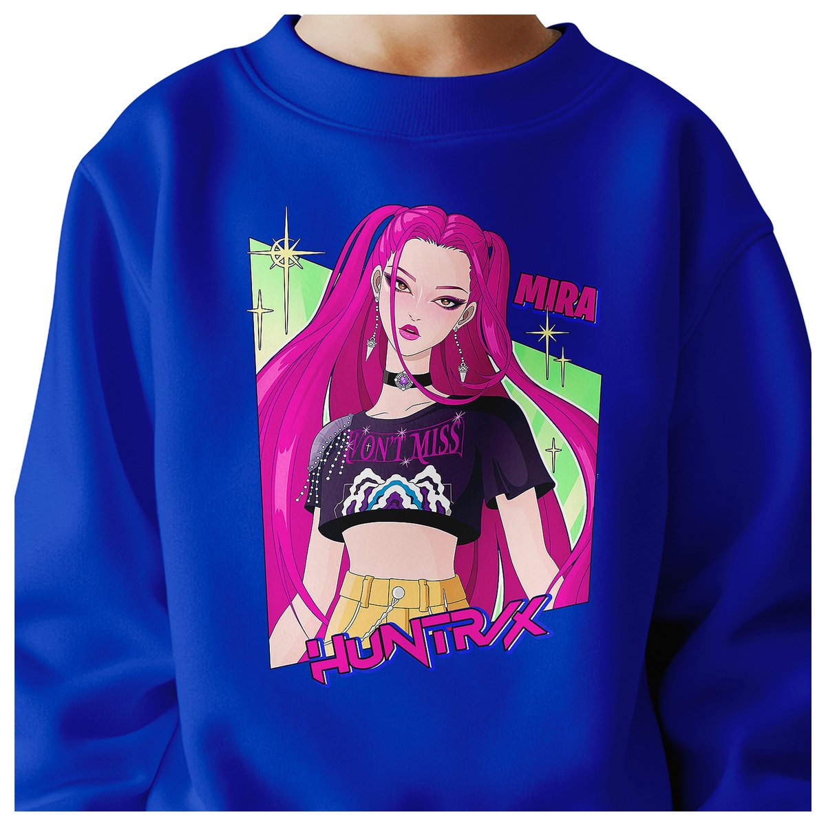 BLUZA DZIECIĘCA HUNTRIX MIRA KPOP 146-152 BAWEŁNIANA JAKOŚĆ