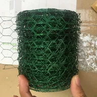 Rękodzieło - TEMU 1 Rolka, Dekoracyjna Siatka Skręcona, Heksagonalna Rolka z Drutu Kurczaka, 10cm x 200cm, Ręcznie Robiona Lekka Siatka, Odpowiednia do Aranżacji - miniaturka - grafika 1