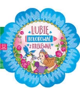 Książki edukacyjne - Aksjomat Lubię kolorować z królewną (duży format) praca zbiorowa - miniaturka - grafika 1