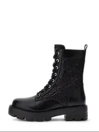 Kozaki damskie - tronchetto e stivaletto donna guess fltyan ele10 yancee black - miniaturka - grafika 1