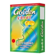 Układ pokarmowy - Ziołowe pastylki na ból gardła Złote gardło Golden Throat, 12 szt. - miniaturka - grafika 1