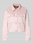 Kurtki damskie - Kurtka w skórzanym wyglądzie o kroju regular fit z kieszeniami z klapką na piersi model 'BELICIA LIFE' - miniaturka - grafika 1