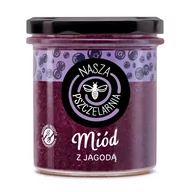 Miód - Miód z jagodą Nasza Pszczelarnia 420g - miniaturka - grafika 1