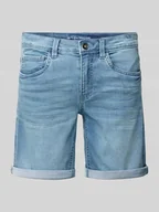 Spodenki damskie - Szorty jeansowe o kroju slim fit z mieszanki bawełny model ‘ALEXA’ - miniaturka - grafika 1
