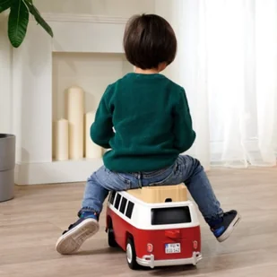 BIG Jeździk Volkswagen Van Samochód Auto dla Dzieci + Dźwięk - Jeździki dla dzieci - miniaturka - grafika 14