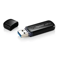 Pendrive - Apacer USB flash disk, USB 3.0, 32GB, AH355, czarny, AP32GAH355B-1, USB A, z osłoną - miniaturka - grafika 1