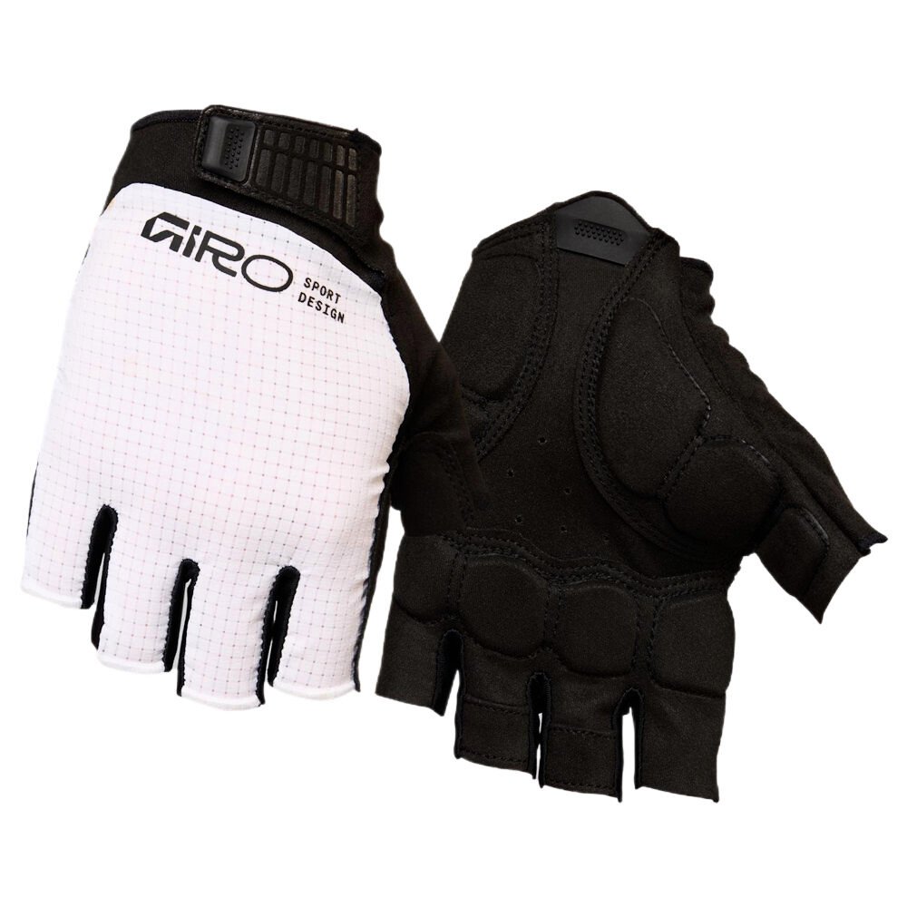 Męskie rękawice rowerowe Giro Bravo II Gel White L