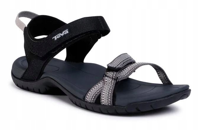 TEVA DAMSKIE SANDAŁY CZARNE NA RZEPY 37 16GA
