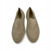 Mokasyny męskie - Mokasyny męskie zamszowe Old Money 43 - miniaturka - grafika 1