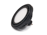 Żarówki LED - Żarówka LED GU10 AR111 12W Czarna - Biały neutralny (4500K) - miniaturka - grafika 1