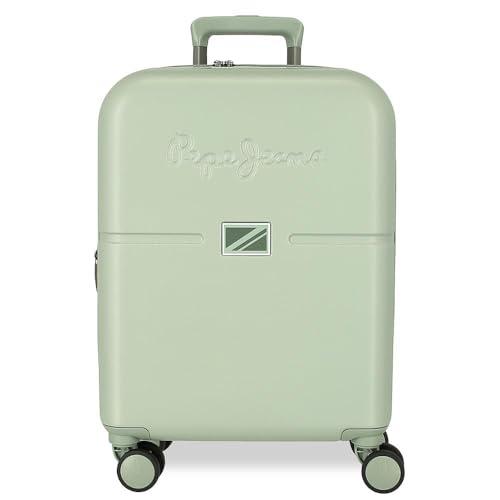 Pepe Jeans Accent Czarna walizka kabinowa 40x55x20 cm Twardy ABS Zintegrowany zamek TSA 37L 2,9 kg 4 Podwójne koła Bagaż ręczny by Joumma Bags, Czarny (Black), walizka kabinowa