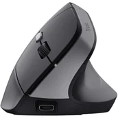 Podkładki pod mysz - Mysz TRUST BAYO II ERGONOMIC WIRELESS MOUSE BLK (25145) - miniaturka - grafika 1