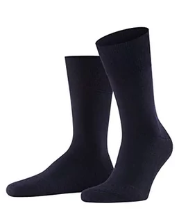 Falke męskie lotnisko plus skarpety - wełna merynosowa/mieszanka bawełny, niebieskie (ciemny granatowy 6370), UK 5,5-6,5 (rozmiar producenta: 39-40), 1 para 14403 - Skarpetki damskie - miniaturka - grafika 1