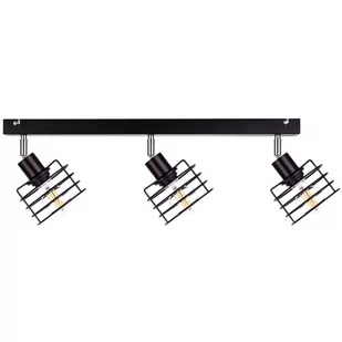 KET Regulowana LAMPA sufitowa metalowa OPRAWA druciana czarna KET316 - Lampy sufitowe - miniaturka - grafika 1