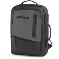 Torby na laptopy - Plecak na laptopa NEON MILANO x2 Tech 15-16 cali Czarny - miniaturka - grafika 1