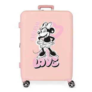 Disney Good Things Walizka Średnia, Rozmiar Uniwersalny, Różowy, Talla única, średnia walizka - Walizki - miniaturka - grafika 1