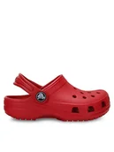 Buty dla dziewczynek - Crocs Klapki Crocs Classic Kids Clog T 206990 Czerwony - miniaturka - grafika 1