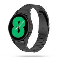 Akcesoria do smartwatchy - Stalowa bransoleta Galaxy Watch 4 / 5 / 5 Pro czarna - miniaturka - grafika 1