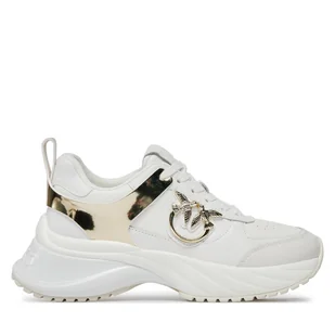 Sneakersy Pinko Ariel 02 SS0027 P025 Biały - Sneakersy damskie - miniaturka - grafika 1