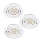 Oprawy, klosze i abażury - Markslojd Oczko LAMPA sufitowa HERMES 106220 okrągła Oprawa do zabudowy LED 6W k - miniaturka - grafika 1