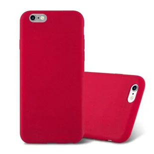 Etui Pokrowiec Do Apple iPhone 6 / 6S Obudowa w FROST CZERWONY TPU Silikon Case Cover Ochronny Plecki Cadorabo - Etui i futerały do telefonów - miniaturka - grafika 1