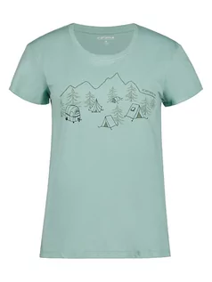 Koszulki i topy damskie - Icepeak Koszulka "Meredith" w kolorze zielonym - grafika 1