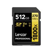 Karty pamięci - Lexar Pro 1800X Sdxc U3 (V60) Uhs-Ii R270/W180 512Gb - miniaturka - grafika 1