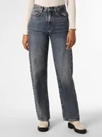 Spodnie damskie - Noisy May Jeansy Kobiety Bawełna niebieski jednolity, 25-32 - miniaturka - grafika 1