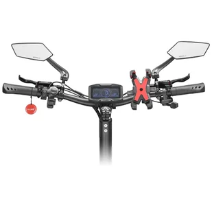 YUME HAWK Electric Scooter, 10x3.15" Tubeless All-terrain Tires 1200W*2 Motor 60V 22.5Ah Battery 43mph Max Speed - Hulajnogi elektryczne - miniaturka - grafika 6