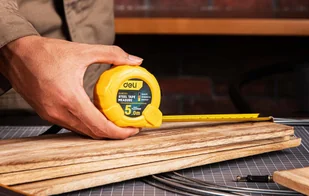 Miara zwijana Deli Tools EDL9025Y, 5m/25mm (żółta) - Poziomice, łaty, miary - miniaturka - grafika 6
