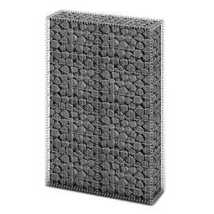 vidaXL vidaXL Kosz gabionowy z ocynkowanego drutu stalowego 150 x 100 30 cm - Pozostałe ozdoby ogrodowe - miniaturka - grafika 2