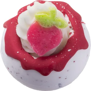 Bomb Cosmetics Musująca Kula Do Kąpieli Truskawkowy Koszyczek - Kosmetyki do kąpieli - miniaturka - grafika 1
