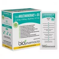 Witaminy i minerały - Biofarmacja bioMultiminerały + D3 + Cynk Suplement diety 28 sasz. - miniaturka - grafika 1