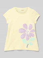 Koszulki dla dziewczynek - T-shirt o kroju regular fit z czystej bawełny - miniaturka - grafika 1
