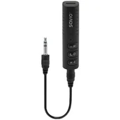 Transmitery FM - Elmak Odbiornik adapter Bluetooth transmiter AUX Jack 3,5 Savio TR-11/B SAVIO TR-11/B - miniaturka - grafika 1