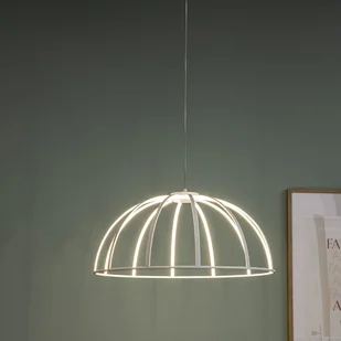 Lampa wisząca Nilda biała LED Inspire - Lampy sufitowe Lampa wisząca Nilda biała LED Inspire - Lampy sufitowe - miniaturka - grafika 1