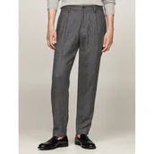 Spodnie męskie - Tommy Hilfiger Wełniane Spodnie | Tapered fit - miniaturka - grafika 1
