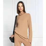 Swetry damskie - TWINSET Wełniany golf | Regular Fit | z dodatkiem kaszmiru - miniaturka - grafika 1