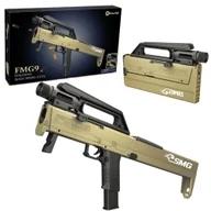 Zabawki militarne - Karabin Składany FMG9 Strzałki Piankowe Łuski Latarka Broń - miniaturka - grafika 1